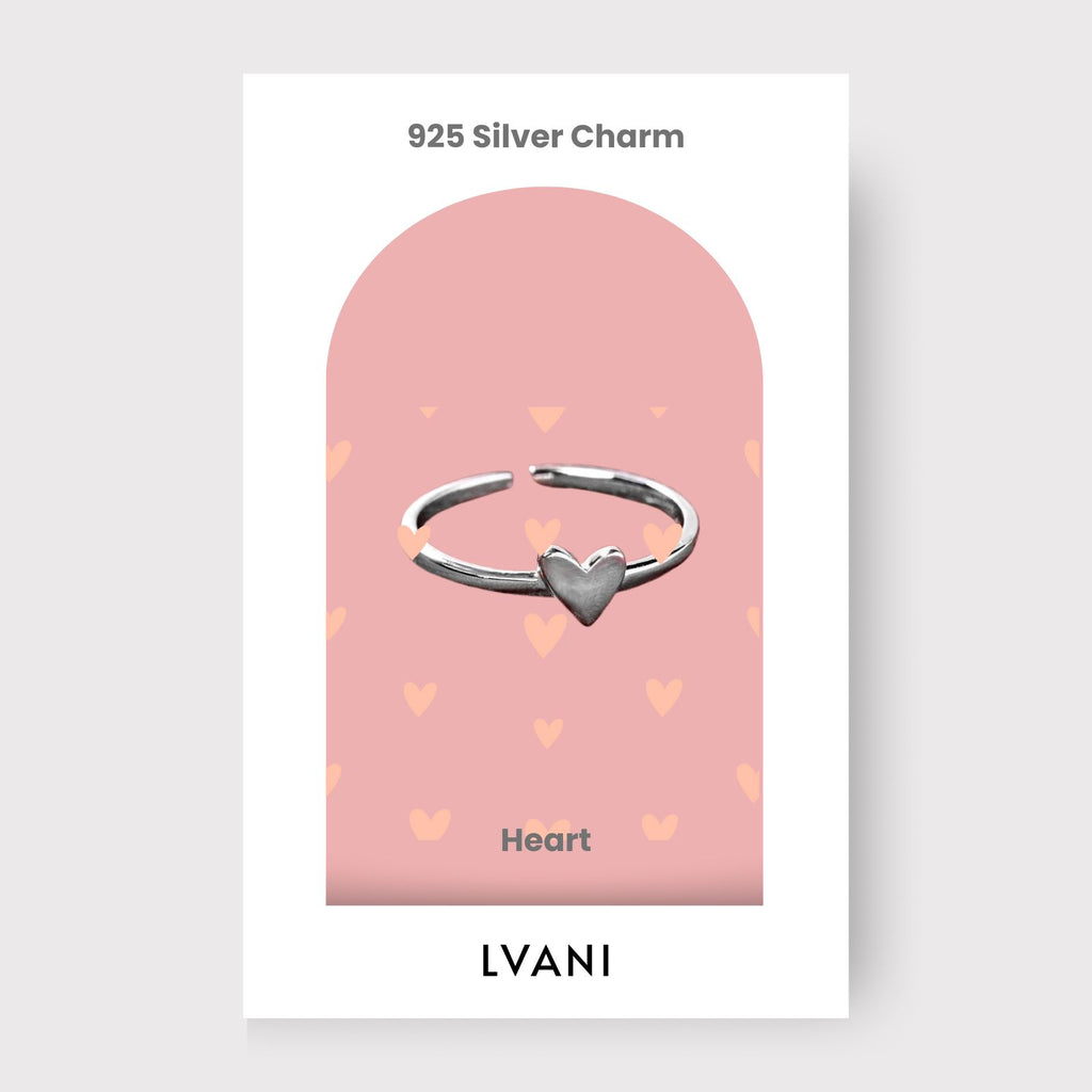 Heart 925 Silver Charm