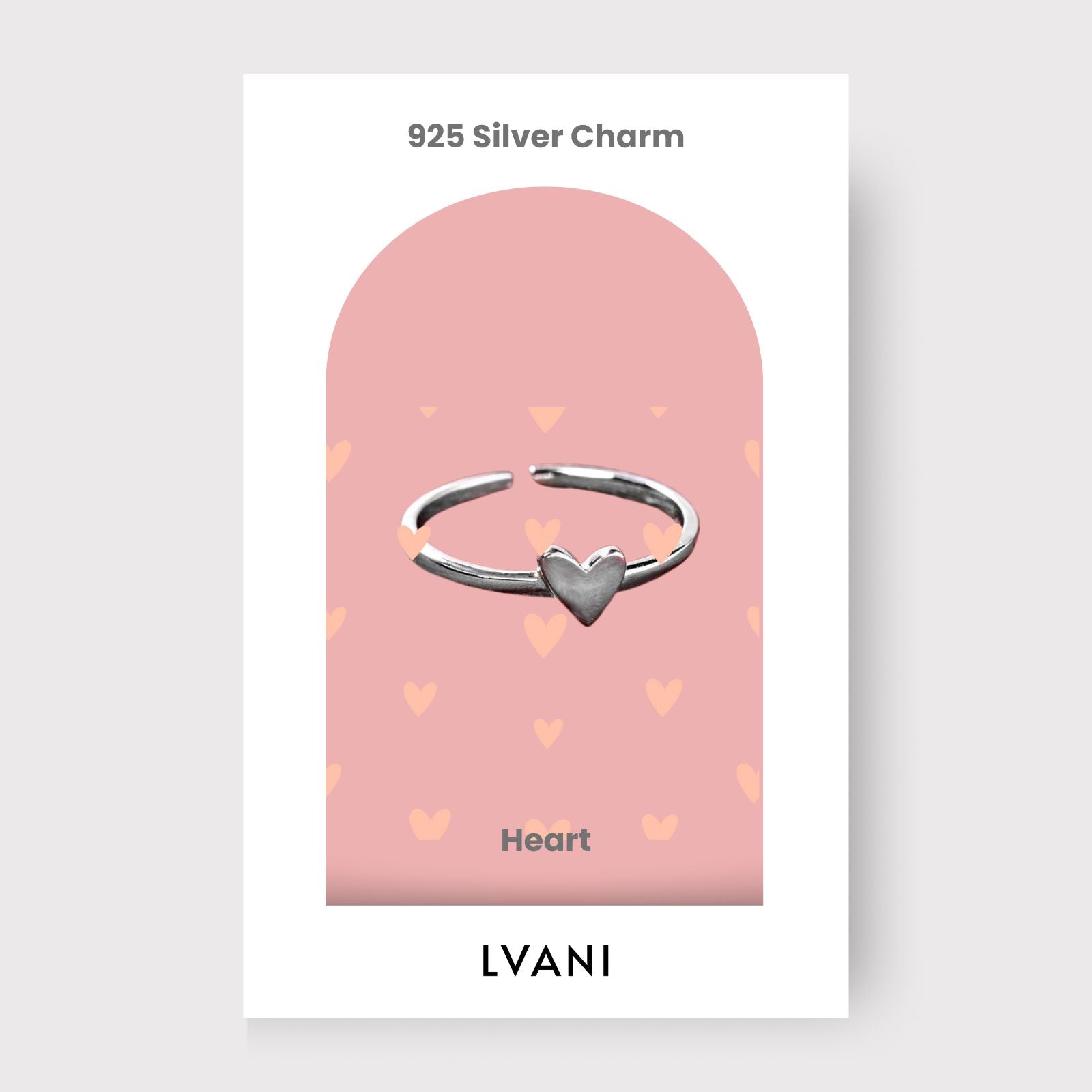 Heart 925 Silver Charm