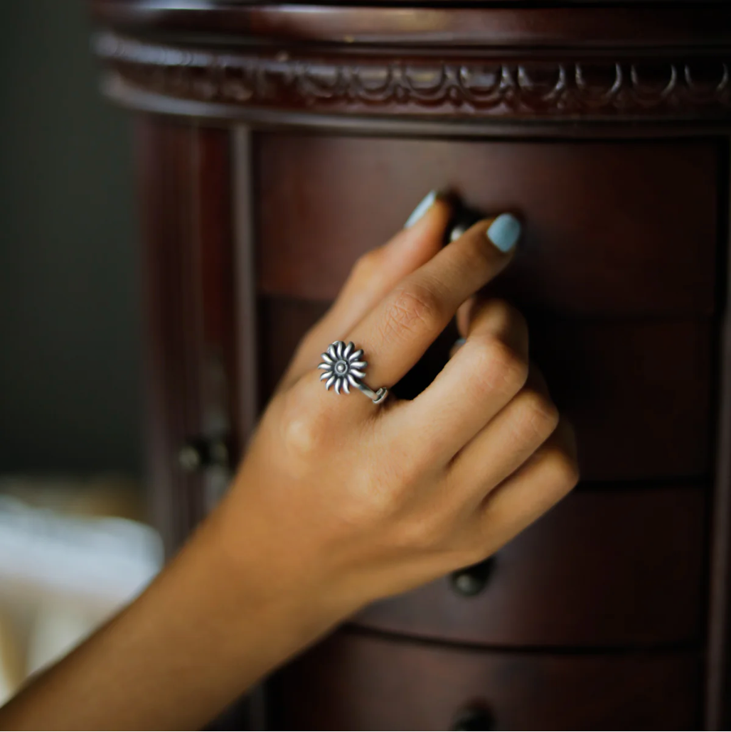 Sun Ring 925 Silver