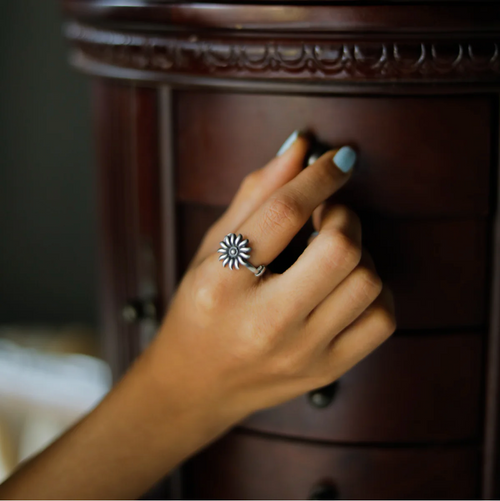 Sun Ring 925 Silver