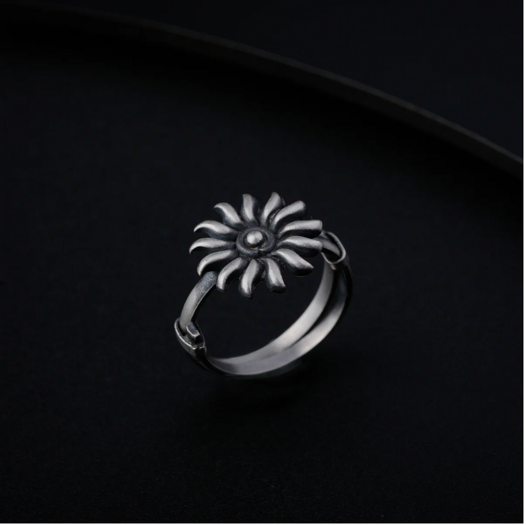 Sun Ring 925 Silver