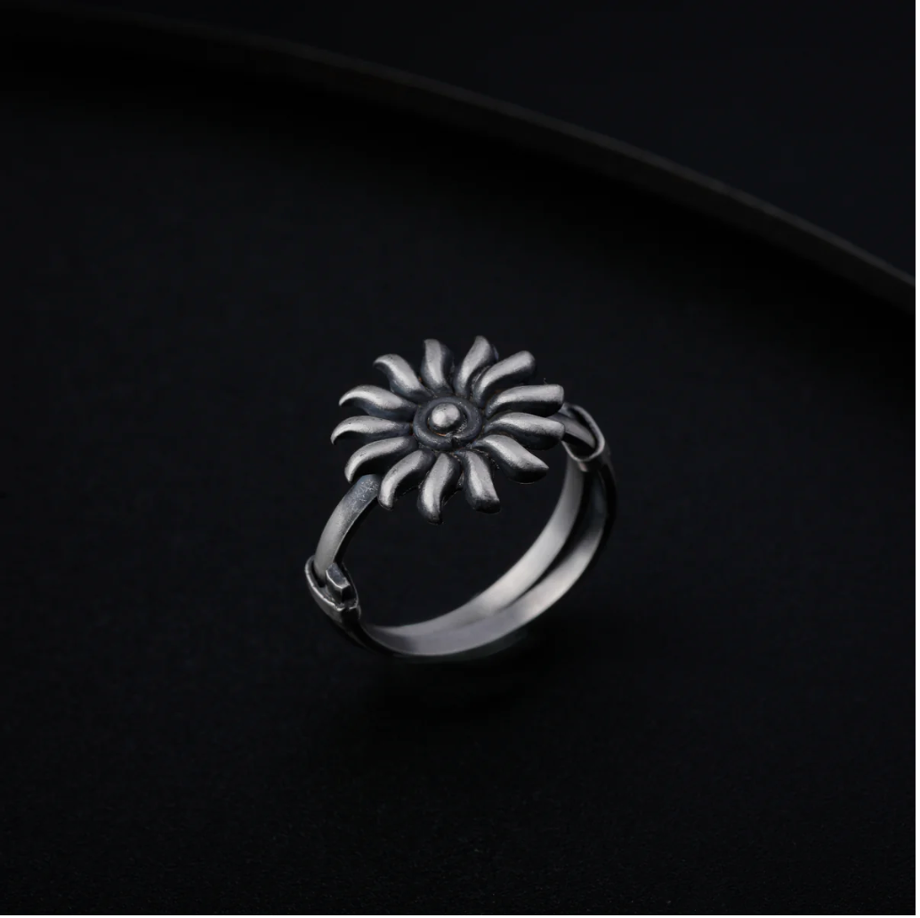 Sun Ring 925 Silver