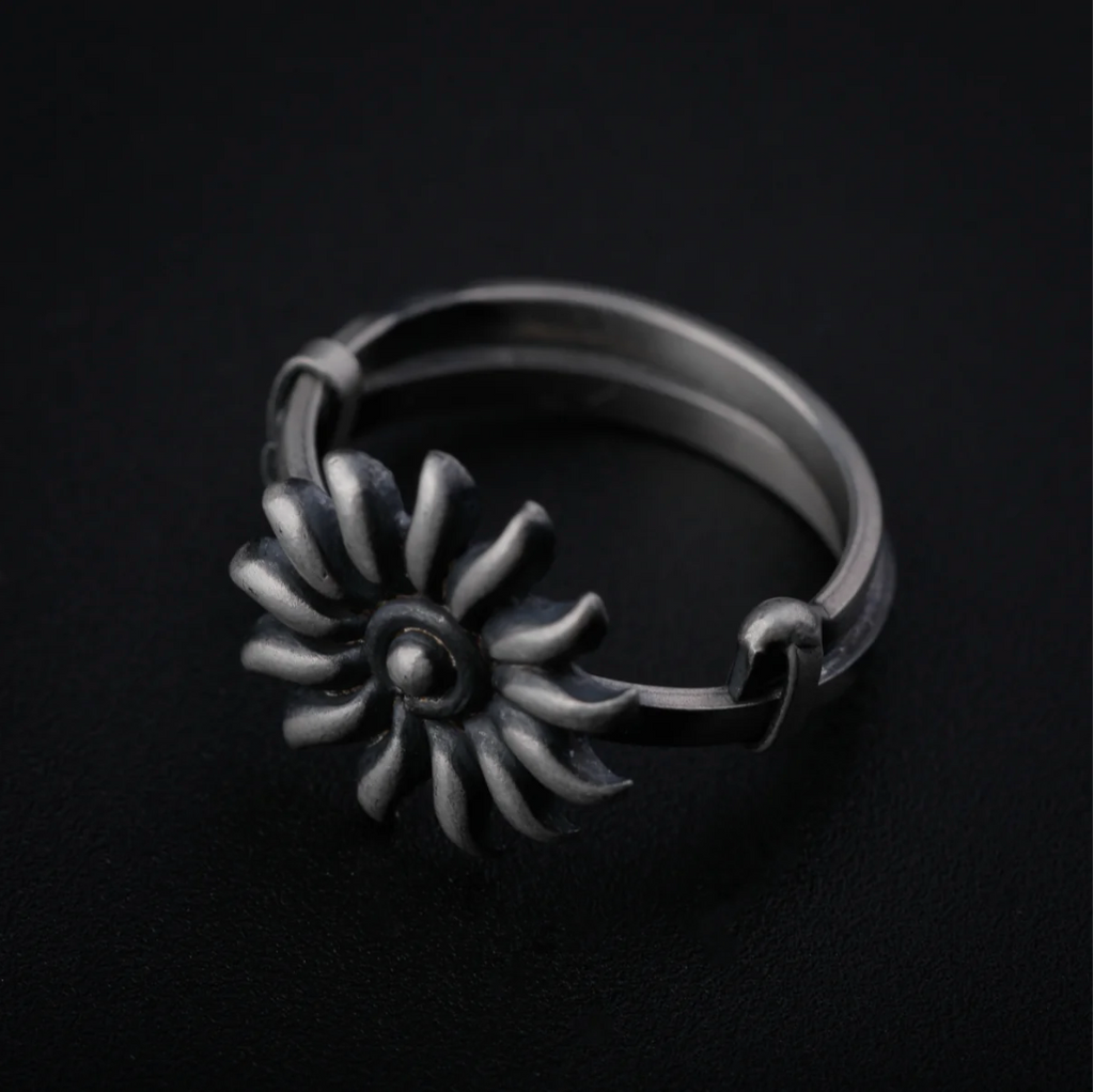 Sun Ring 925 Silver